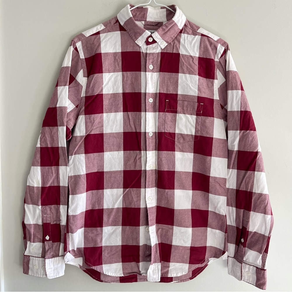 Express Buffalo check button down dress shirt​